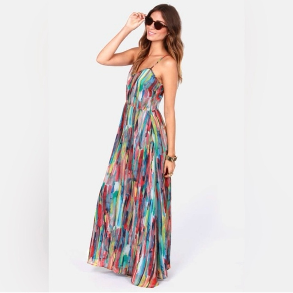 BB Dakota by JACK Bayberry Print Mazi Dress. Size 0. Excellent to Pristine Cond.
